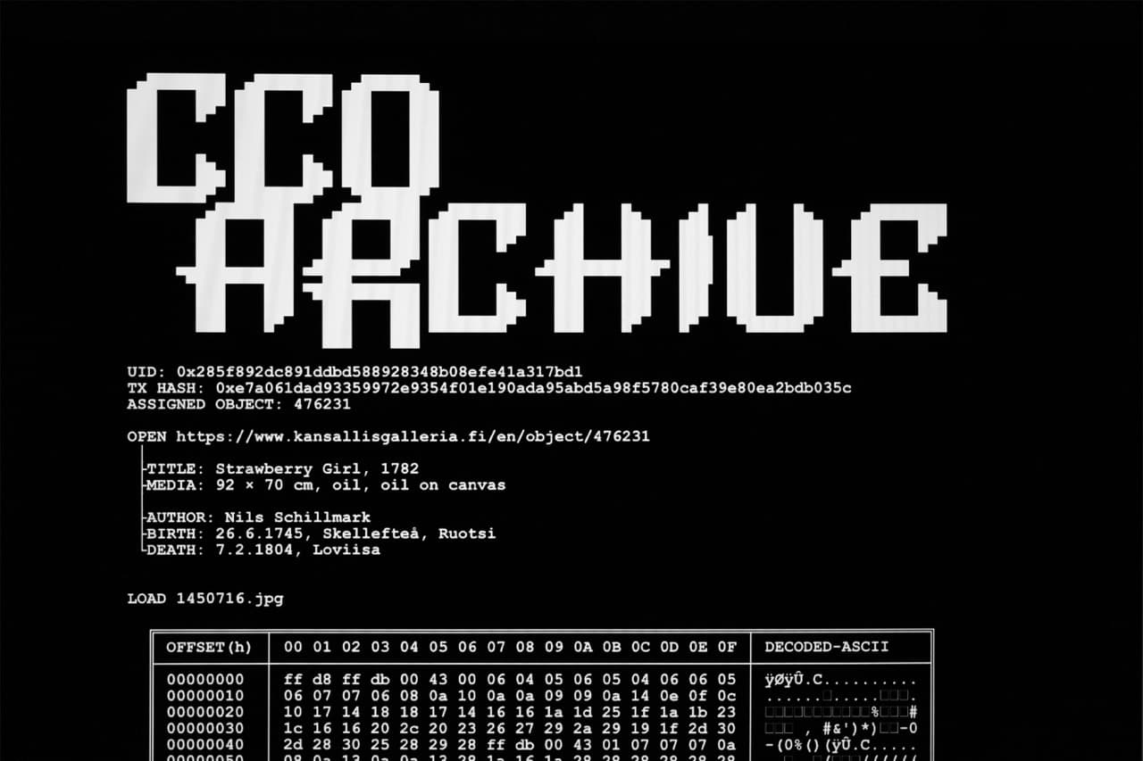 cc0 archive title screen